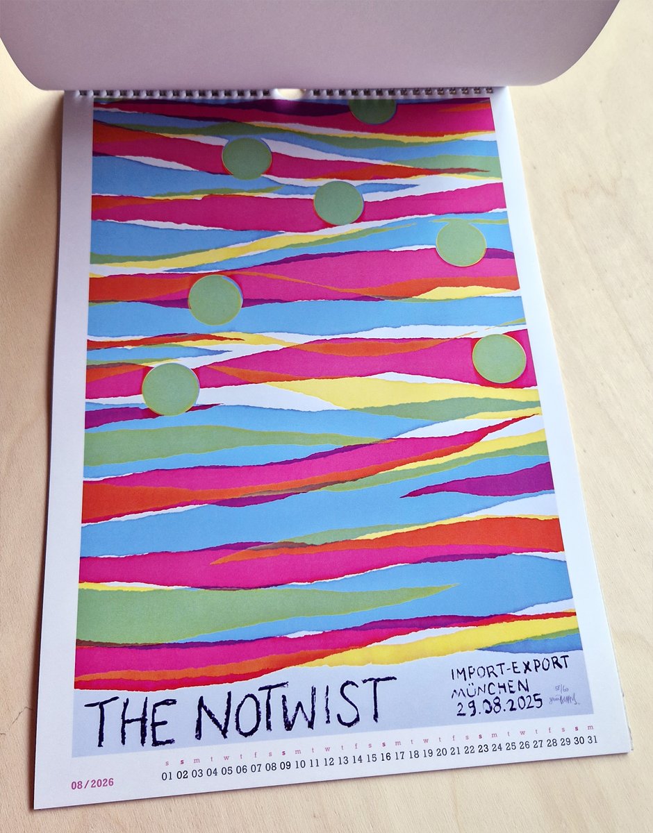SEÑOR BURNS: THE NOTWIST <br>POSTERKALENDER 2026 