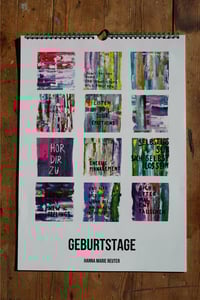 Image 1 of Geburtstagskalender mit 12 Bildern