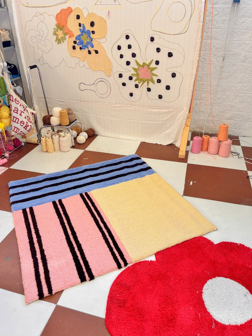 Image of Stripy rug 