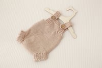Image 3 of Almond knit romper 