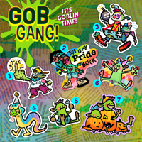 Gob Gang Stickers