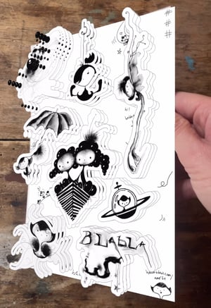 Image of AMéLIE BY HANDIEDAN <br>STICKER SHEET 2025 <br><small>AUGMENTED REALITY</small>