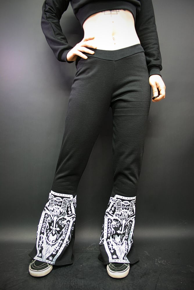 Image of CABRIT FLARED FLEECE LEGGINGS
