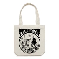 Kitchen Witch Snake Tree White Tote Bage