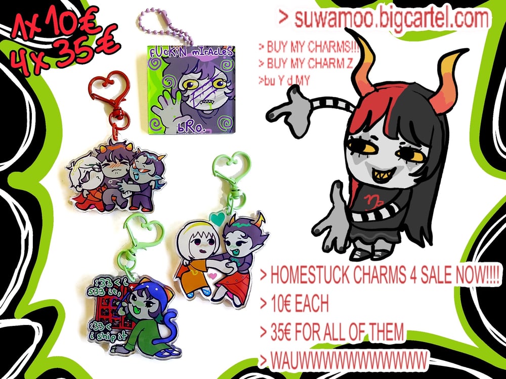 HOMESTUCK CHARMS!!!