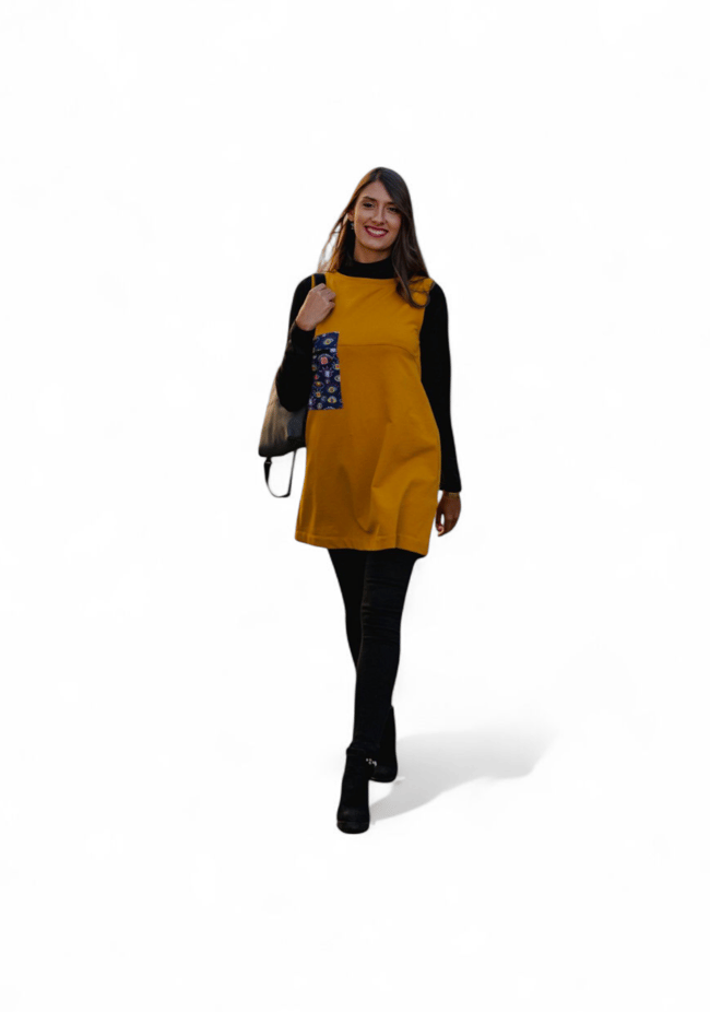 Vestido Pichi Mostaza