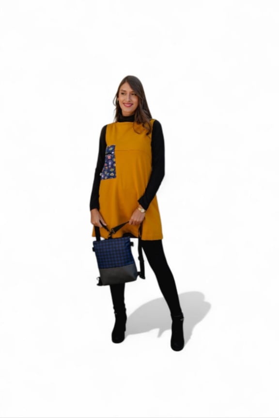 Vestido Pichi Mostaza