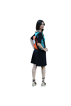  Vestido cocodrilos azul