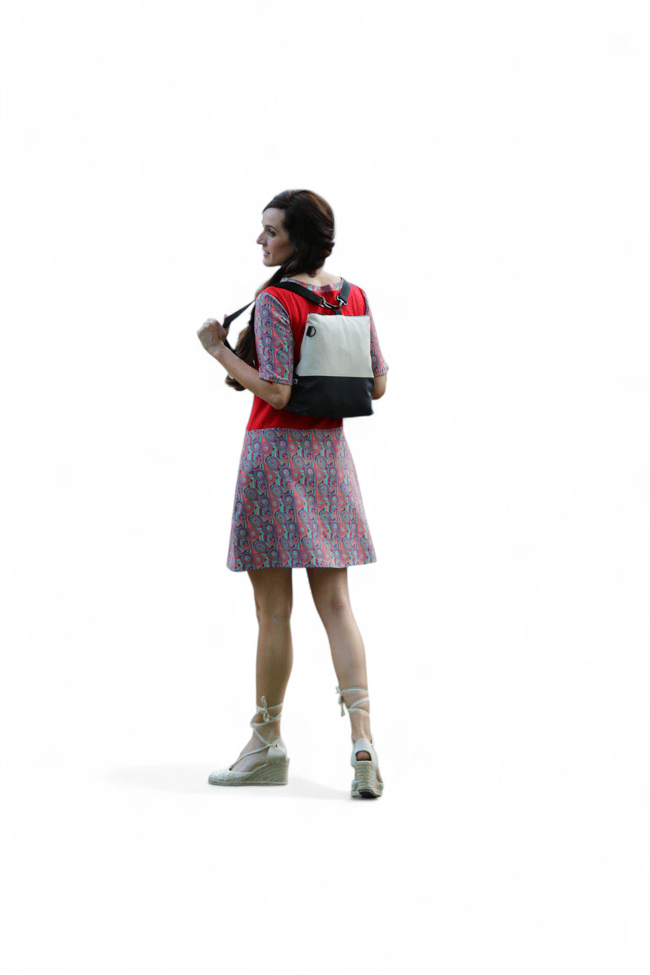 Vestido Circulos Rojo