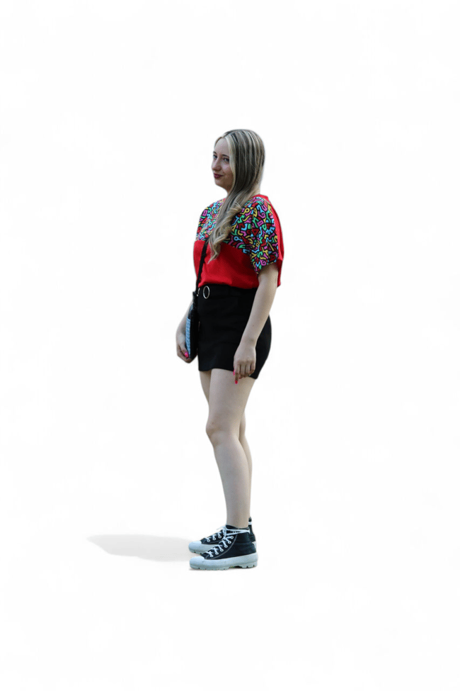 Camiseta Graffiti Roja