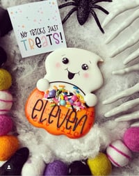 Personalized Ghost Cookie