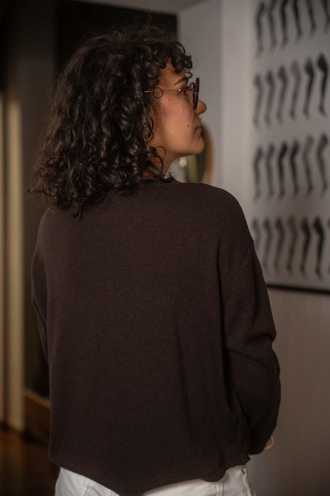 Image of Cardigan tinta unita