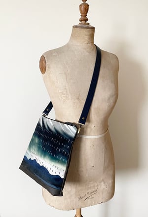 Image of Storm feather, large shoulder bag with crossbody strap 
