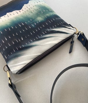 Image of Storm feather, large shoulder bag with crossbody strap 