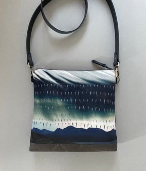 Image of Storm feather, large shoulder bag with crossbody strap 