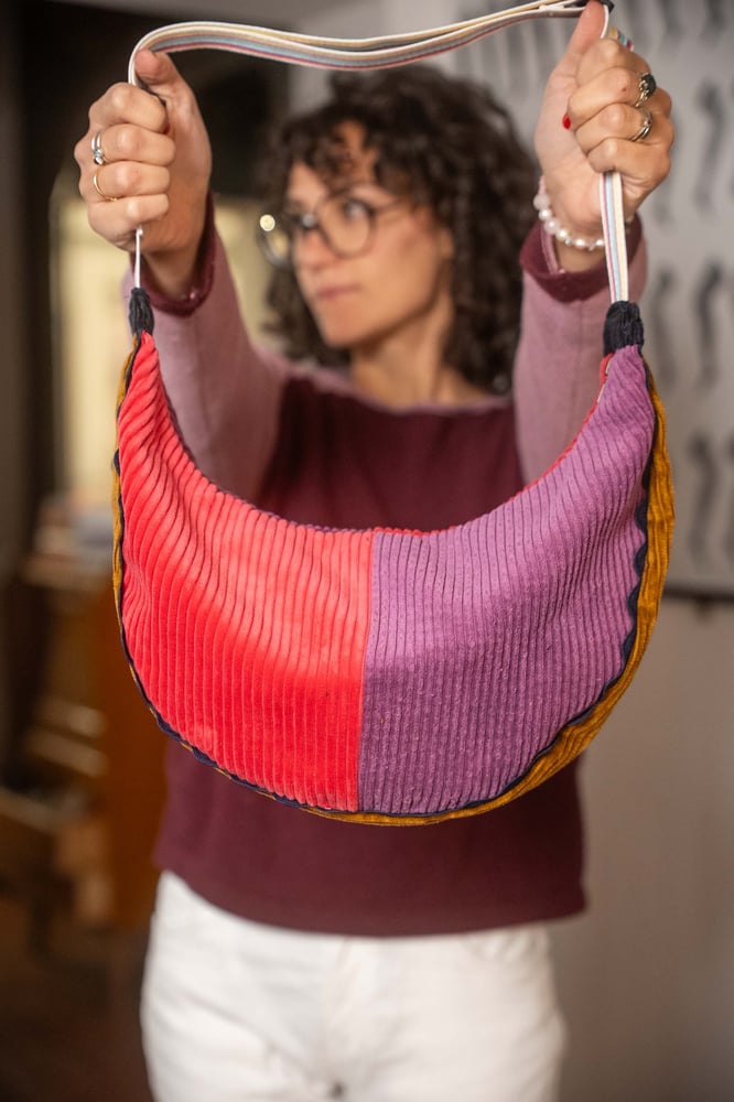 Image of Big Banana bag bordo nocciola