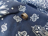 Image 4 of Custom Stainless Steel Ring - Hammered Finish