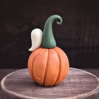 Image 3 of Pumpkin with ghost #2