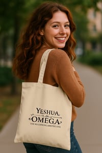 Image 1 of Tote bag Yeshua “The Alpha and omega”