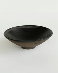 Image 2 of Shallow Footed Bowl-Black Matt