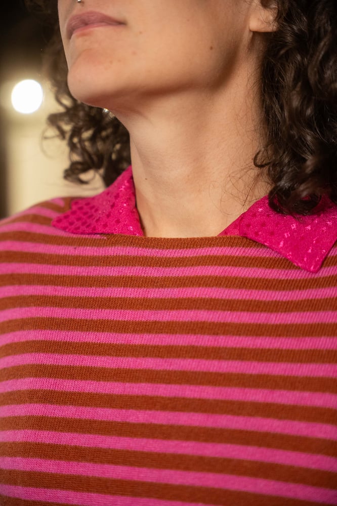 Image of Camicia fucsia pois
