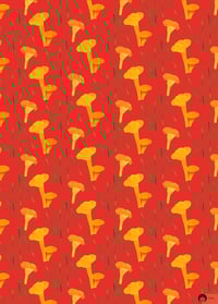 Chanterelle Patterned Paper – 500 x 700mm | Wrapping or Craft Paper