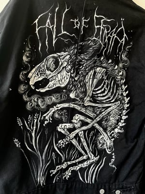 Image of Original handpainted Fall of Efrafa denim jacket