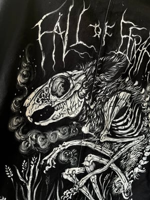 Image of Original handpainted Fall of Efrafa denim jacket