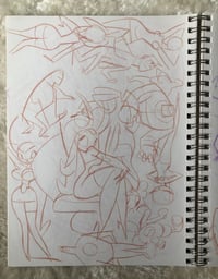 Image 5 of Group of Four Complete Study Sketchbooks