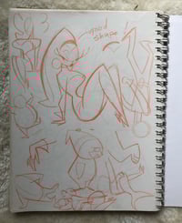 Image 3 of Group of Four Complete Study Sketchbooks