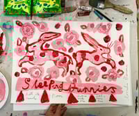 Image 5 of Large Painted drawings / 40 x 62 cm 