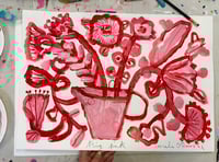 Image 1 of Large Painted drawings / 40 x 62 cm 