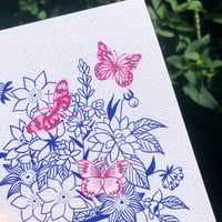 Image 2 of Carte Bouquet Papillons