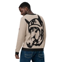 Image 4 of Knitted crew neck sweater