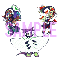 Image 1 of (PREORDER)Glow-In-The-Dark Deep Cut keychains