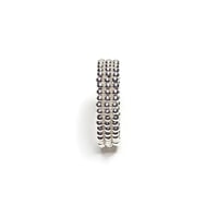 Image 4 of Bague argent massif tressée "Aria"