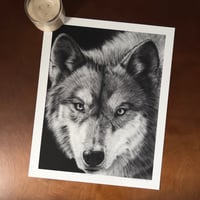 Image 3 of Giclee print “The lone hunter” 2022