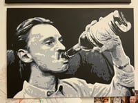 BEGBIE TRAINSPOTTING PAINTING 'CAIRDS'