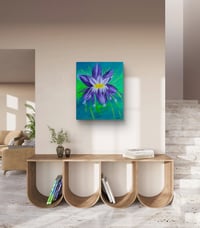 Peinture " Fleur de lumière "