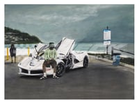 Image 2 of FREE US SHIPPING! 🔥 YES✔️That Guy by Tyler the creator and his LaFerrari  - Giclée Art Print