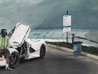 Image 4 of FREE US SHIPPING! 🔥 YES✔️That Guy by Tyler the creator and his LaFerrari  - Giclée Art Print