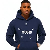 Blue Unisex House Music Hoodie – Streetwear for DJs & Music Lovers and Dancers