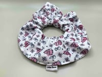 Sketched Snowmen Scrunchie