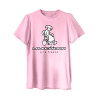 La señora a la fresca / Camiseta rosa