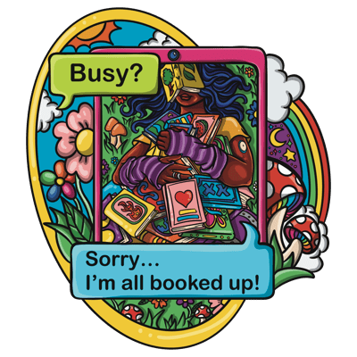 Image of Booked Up Sticker 