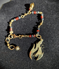Image 1 of Fire Burner Bracelet- Red Queen Series  