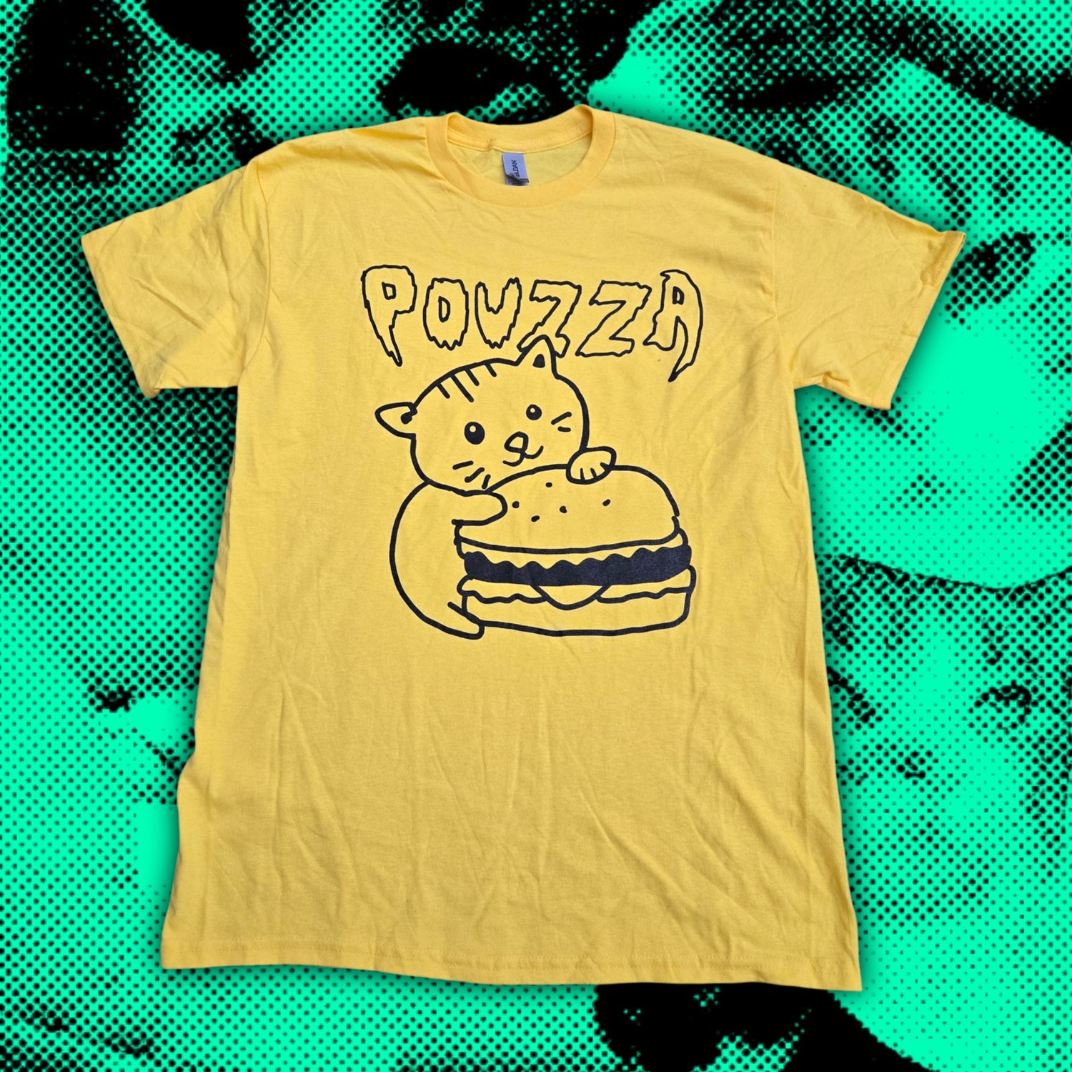 Image of T-shirt / Camisole Pouzza - Chat Burger