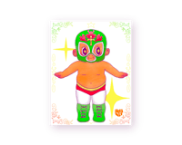 Image 1 of Lucha Kewpie print
