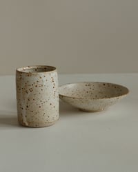 Image 1 of Cup and Bowl - Wood Fired - C