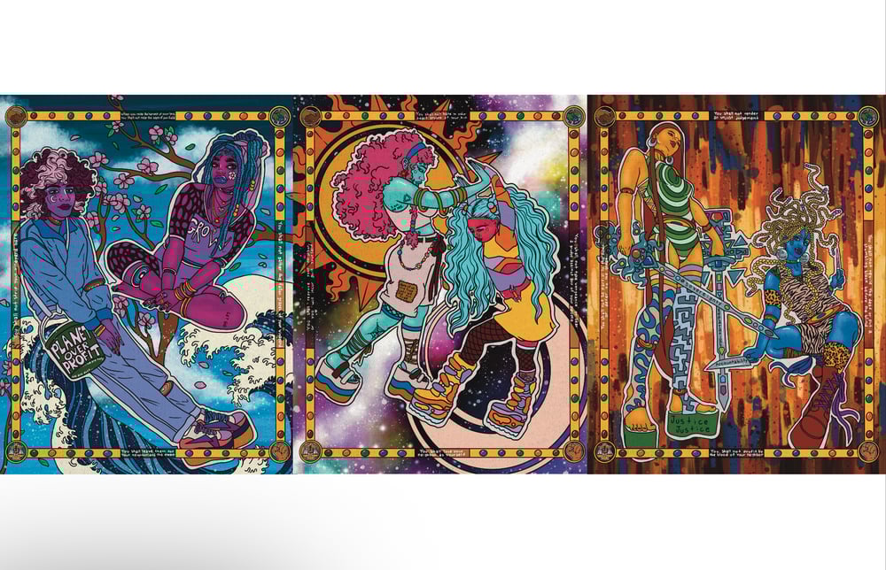 Image of Earth Love and Justice Triptych Bundle